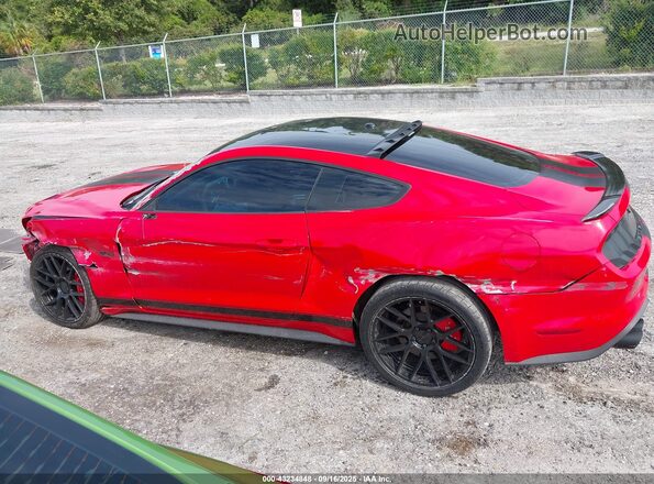 1FA6P8CF1K5205424 2019 FORD MUSTANG Red Панорамний вид салону 360°