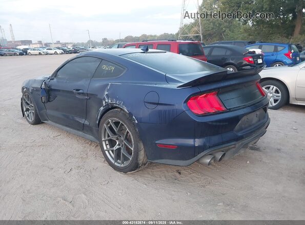 1FA6P8CF3L5158219 2020 FORD MUSTANG Blue Rear left