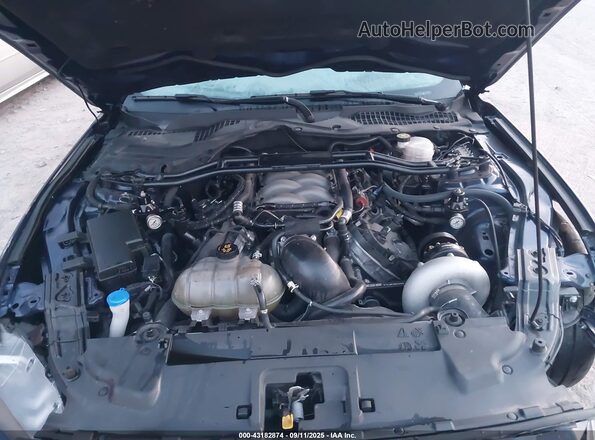 1FA6P8CF3L5158219 2020 FORD MUSTANG Blue Rear view