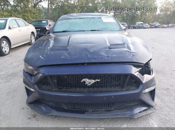 1FA6P8CF3L5158219 2020 FORD MUSTANG Blue Rear interior view
