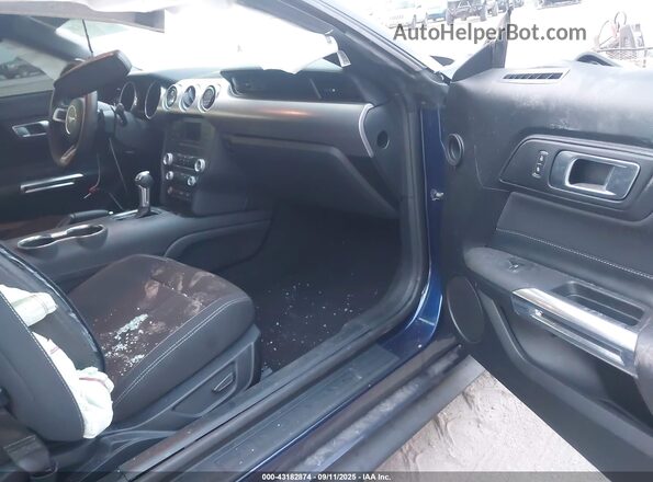 1FA6P8CF3L5158219 2020 FORD MUSTANG Blue Front interior view