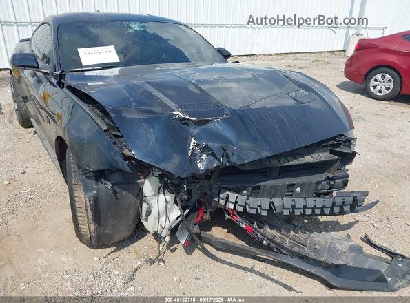 1FA6P8CF3P5303894 2023 FORD MUSTANG Black Widok z przodu