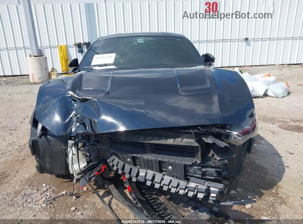 1FA6P8CF3P5303894 2023 FORD MUSTANG Black Widok zestawu wskaźników