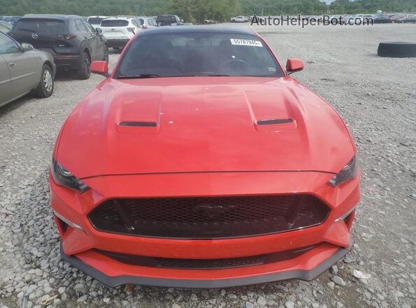 1FA6P8CF4L5135547 2020 FORD MUSTANG Red Widok z przodu