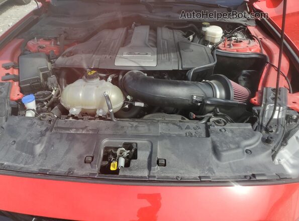 1FA6P8CF4L5135547 2020 FORD MUSTANG Red Widok wnętrza z tyłu