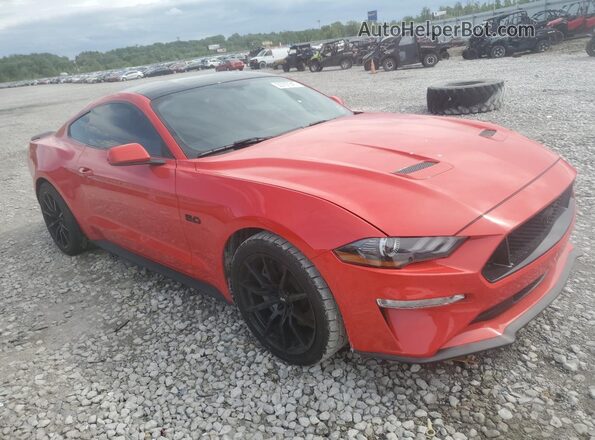 1FA6P8CF4L5135547 2020 FORD MUSTANG Red Przód prawy