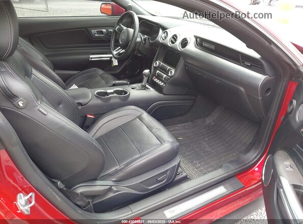1FA6P8CF4M5154777 2021 FORD MUSTANG Red Widok wnętrza z przodu