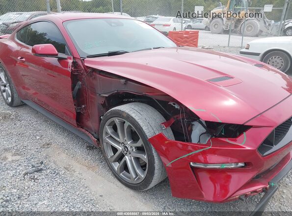 1FA6P8CF4M5154777 2021 FORD MUSTANG Red Widok z przodu