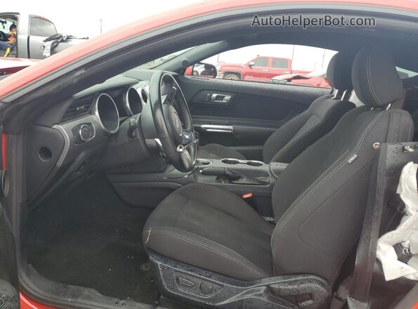 1FA6P8CF5M5143772 2021 FORD MUSTANG Red Вид салону спереду