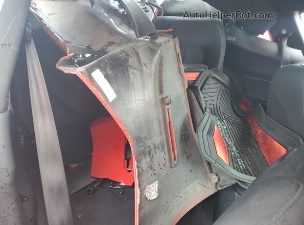 1FA6P8CF5M5143772 2021 FORD MUSTANG Red Вид задніх сидінь