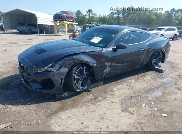 1FA6P8CF5R5431041 2024 FORD MUSTANG Gray Front left