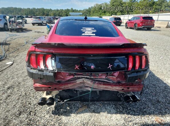 1FA6P8CF8L5177686 2020 FORD MUSTANG Red Вид ззаду