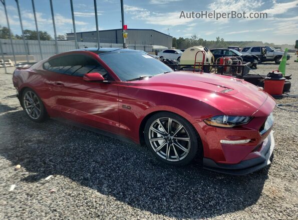 1FA6P8CF8L5177686 2020 FORD MUSTANG Red Передня права чверть