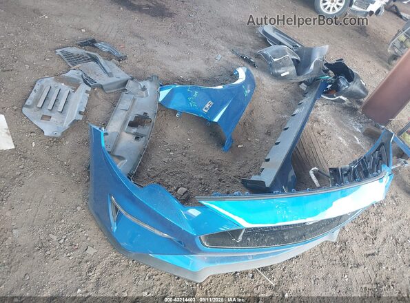 1FA6P8CF8M5157570 2021 FORD MUSTANG Blue Вид щитка приладів