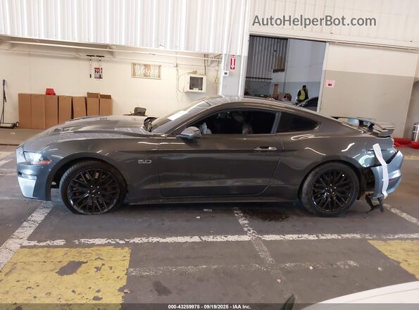1FA6P8CF9L5121966 2020 FORD MUSTANG Gray Панорамний вид салону 360°