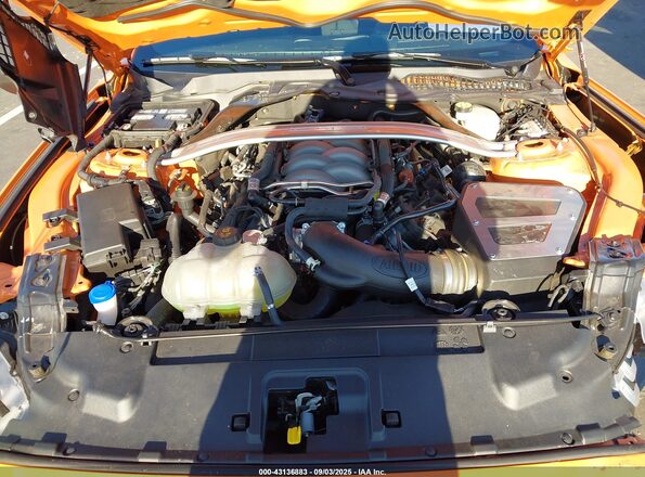 1FA6P8CF9L5177633 2020 FORD MUSTANG Orange უკანა ხედი