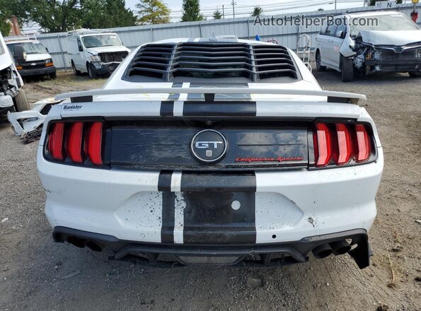 1FA6P8CF9M5155245 2021 FORD MUSTANG White უკანა ხედი