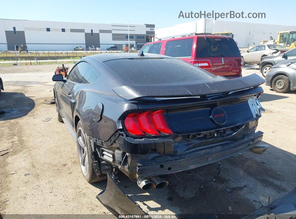1FA6P8CF9N5138107 2022 FORD MUSTANG Черный Задняя левая четверть