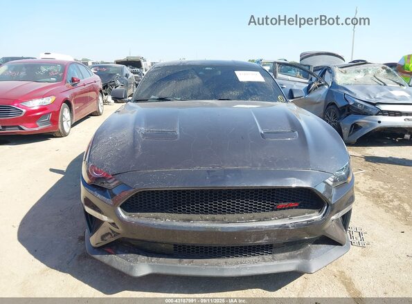 1FA6P8CF9N5138107 2022 FORD MUSTANG Черный Вид щитка приборов