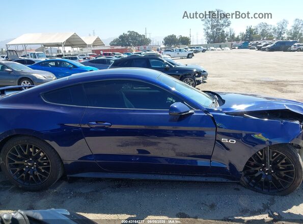 1FA6P8CFXL5103945 2020 FORD MUSTANG Blue Widok wnętrza 360 stopni