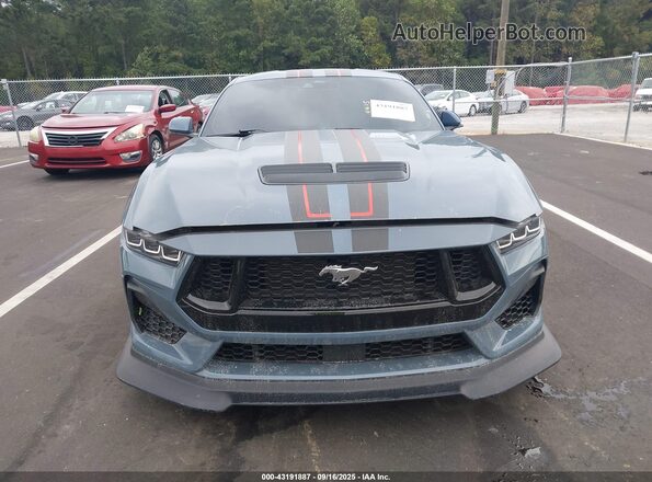 1FA6P8CFXR5418060 2024 FORD MUSTANG Синий Вид задней части салона