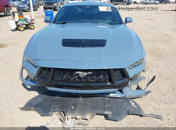 1FA6P8CFXR5435036 2024 FORD MUSTANG Blue Rear interior view