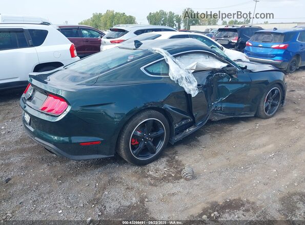 1FA6P8K00L5583006 2020 FORD MUSTANG Green Trasero derecho