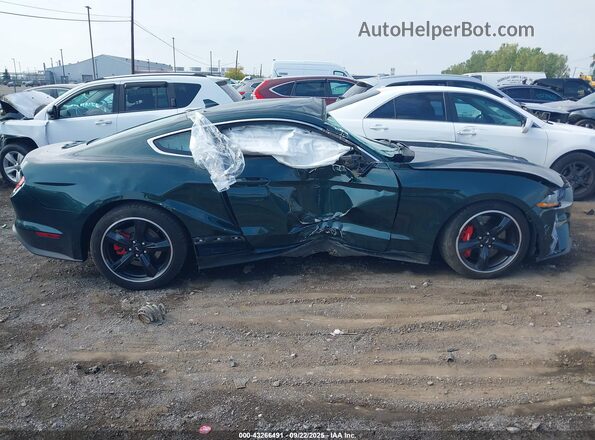 1FA6P8K00L5583006 2020 FORD MUSTANG Green Vista interior trasera