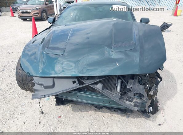 1FA6P8K02L5580706 2020 FORD MUSTANG Green წინა ხედი