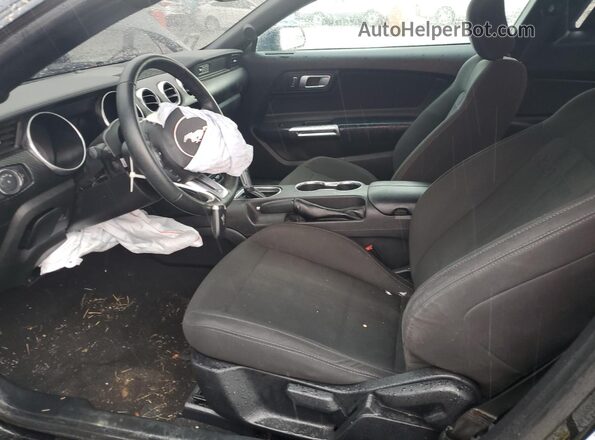 1FA6P8TH0L5122876 2020 FORD MUSTANG Black Front interior view