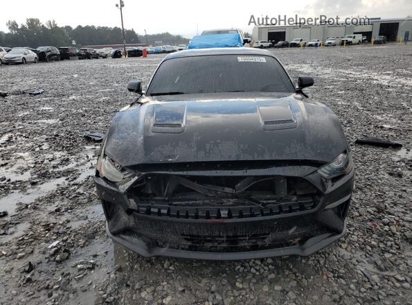 1FA6P8TH0L5122876 2020 FORD MUSTANG Black Front view