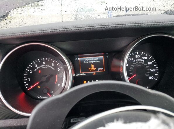 1FA6P8TH0L5122876 2020 FORD MUSTANG Black Instrument cluster view