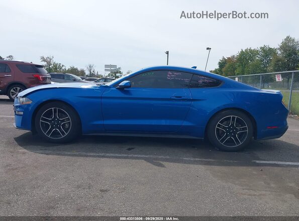 1FA6P8TH0L5161385 2020 FORD MUSTANG Синий Панорамный вид салона 360°