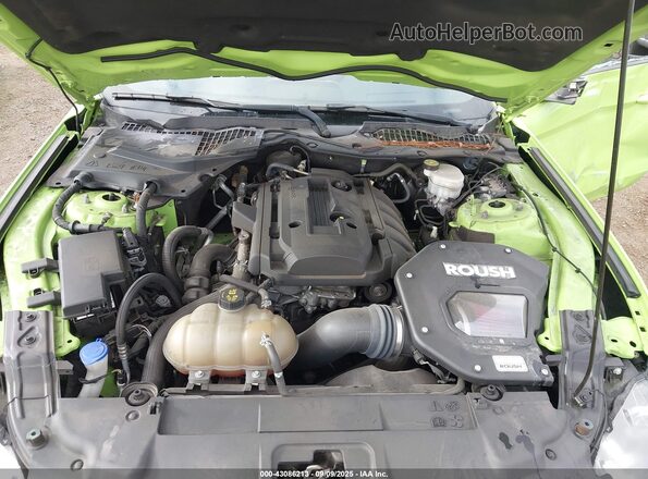 1FA6P8TH2L5121325 2020 FORD MUSTANG Green უკანა ხედი
