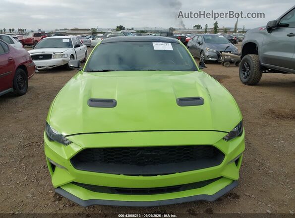 1FA6P8TH2L5121325 2020 FORD MUSTANG Green ხელსაწყოთა პანელის ხედი