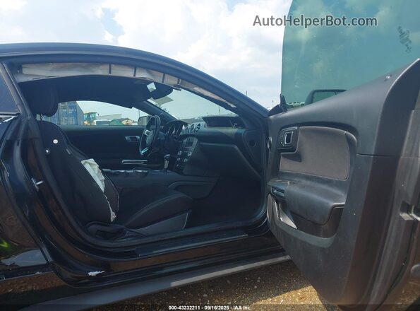 1FA6P8TH3L5190931 2020 FORD MUSTANG Black Widok wnętrza z przodu