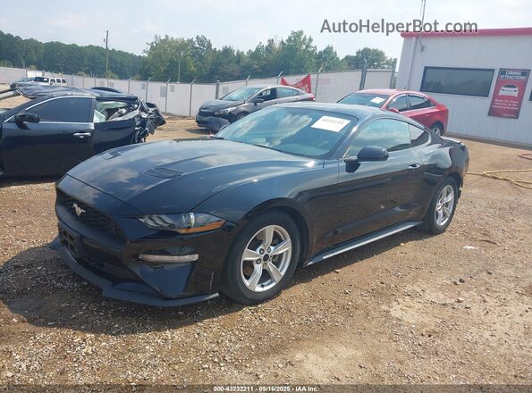 1FA6P8TH3L5190931 2020 FORD MUSTANG Black Przód lewy