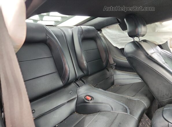 1FA6P8TH3M5118869 2021 FORD MUSTANG Blue უკანა სავარძლების ხედი