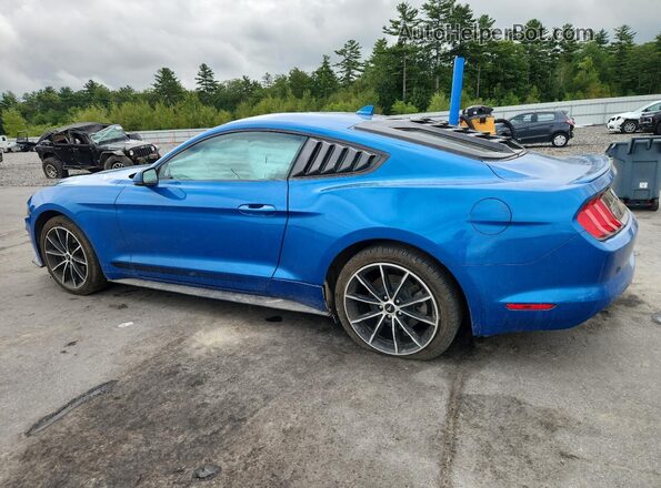 1FA6P8TH3M5118869 2021 FORD MUSTANG Blue უკანა მარცხენა