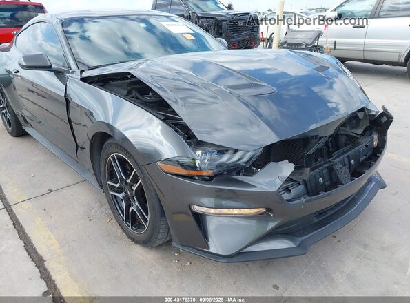 1FA6P8TH4L5108592 2020 FORD MUSTANG Gray წინა ხედი
