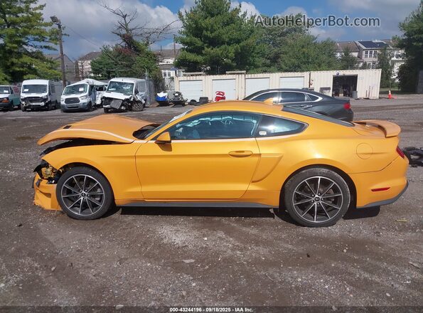 1FA6P8TH4N5144561 2022 FORD MUSTANG Желтый Панорамный вид салона 360°
