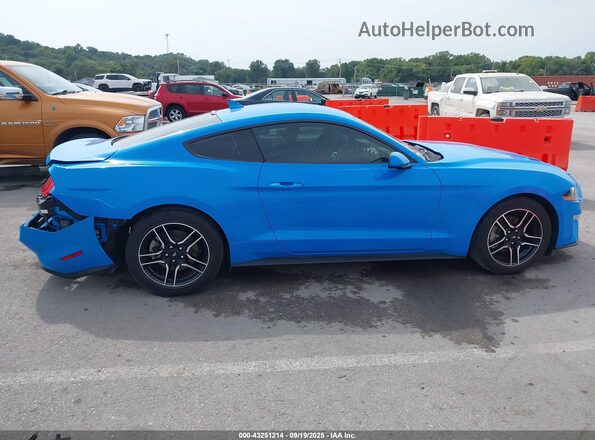 1FA6P8TH4P5101955 2023 FORD MUSTANG Blue Вид задньої частини салону