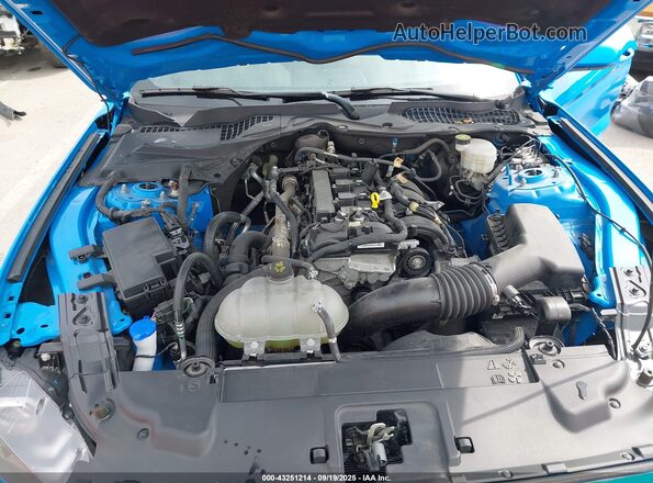 1FA6P8TH4P5101955 2023 FORD MUSTANG Blue Вид ззаду