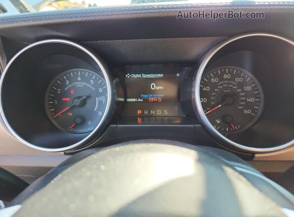 1FA6P8TH8L5126237 2020 FORD MUSTANG White Вид щитка приладів