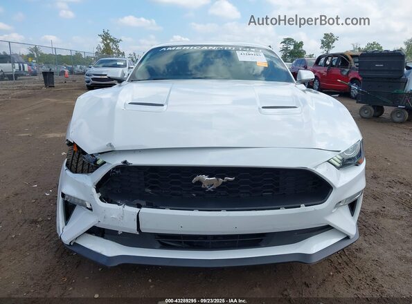 1FA6P8TH8L5138923 2020 FORD MUSTANG White Вид щитка приладів