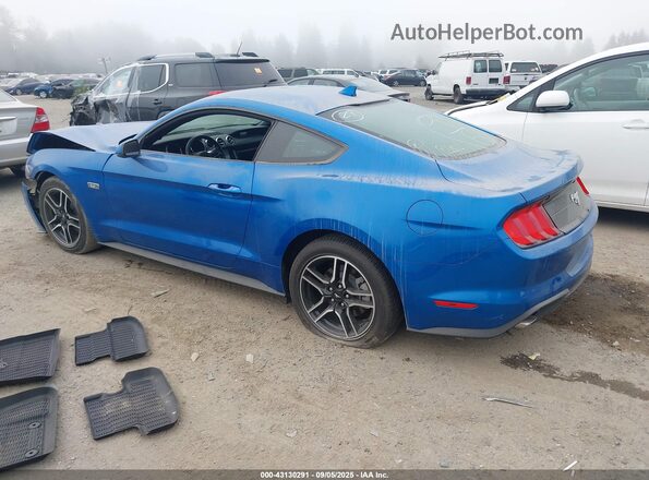 1FA6P8TH8M5128667 2021 FORD MUSTANG Синий 