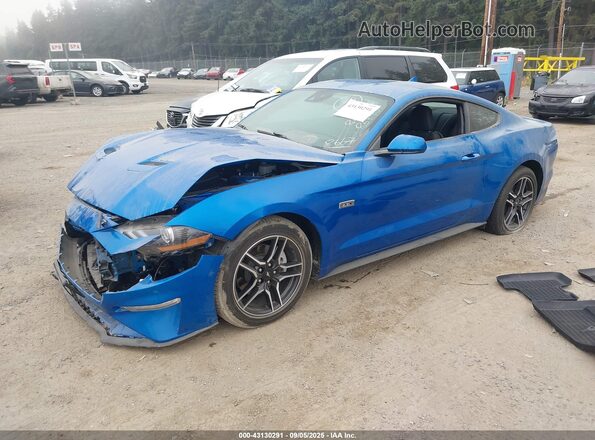 1FA6P8TH8M5128667 2021 FORD MUSTANG Синий 