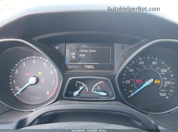1FADP3E29JL304247 2018 FORD FOCUS Gray 