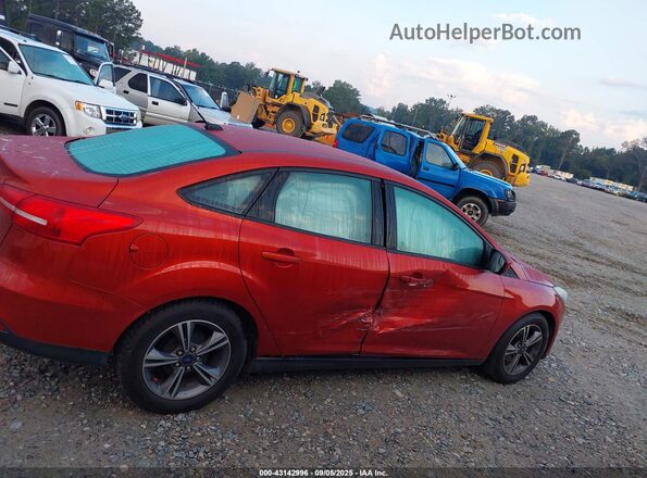 1FADP3F29JL265237 2018 FORD FOCUS Темно-бордовый 