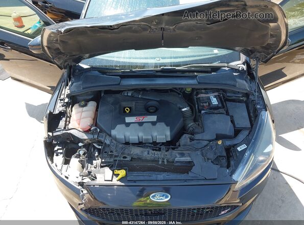 1FADP3L92HL204663 2017 FORD FOCUS ST Black Rear view